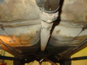 1967 El Camino - Old exhaust removed