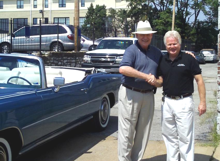 Jim picks up his 1976 Cadillac